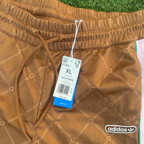 Adidas Women's Track Suit Jacket Pants Brown Pink Green - Picture 7 of 9